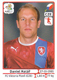 Daniel Kolar Czech Republic samolepka EURO 2012 #152